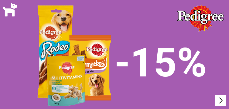 Pedigree snacks -15% DOG